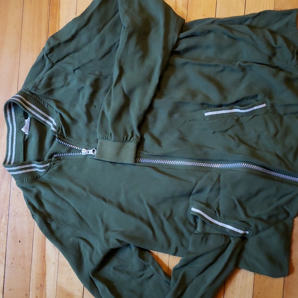 Girls Light zipper up shirt - Picture 1 of 6